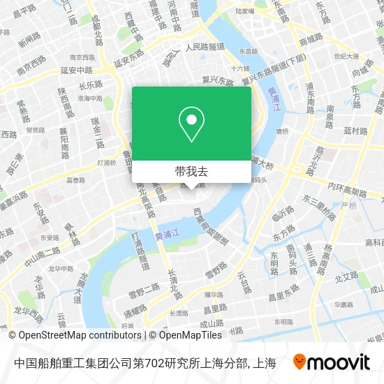 中国船舶重工集团公司第702研究所上海分部地图