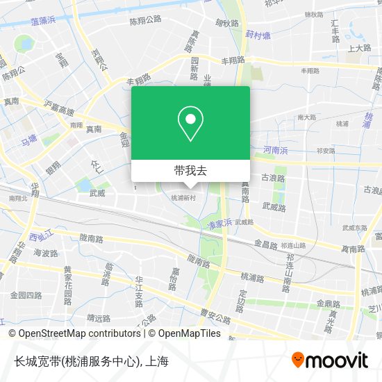 长城宽带(桃浦服务中心)地图