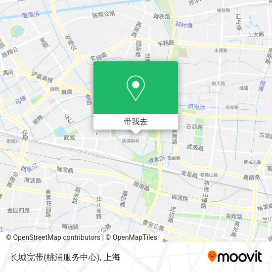 长城宽带(桃浦服务中心)地图