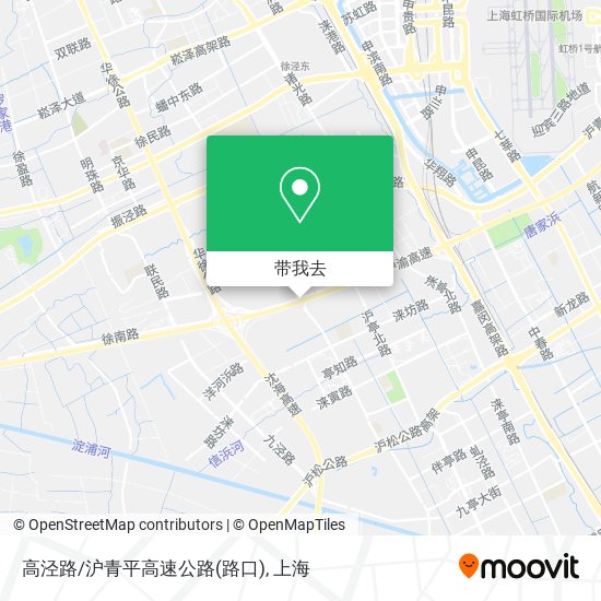 高泾路/沪青平高速公路(路口)地图