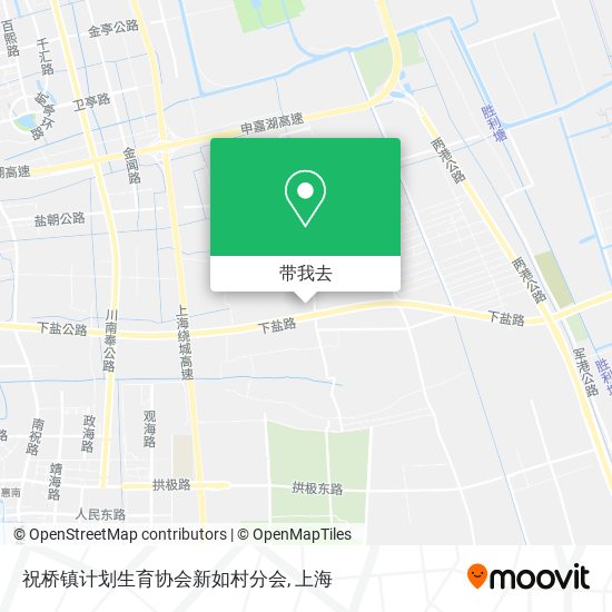祝桥镇计划生育协会新如村分会地图