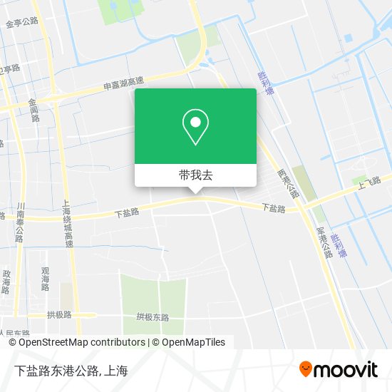 下盐路东港公路地图