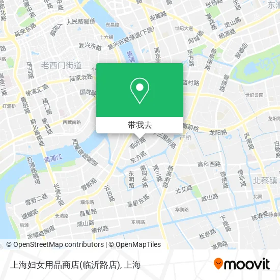 上海妇女用品商店(临沂路店)地图