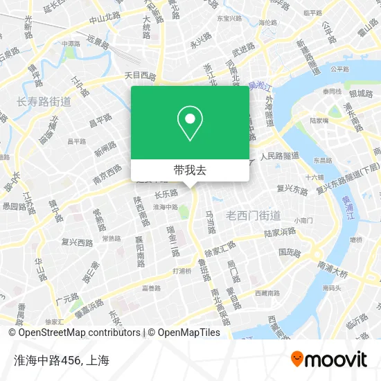 淮海中路456地图