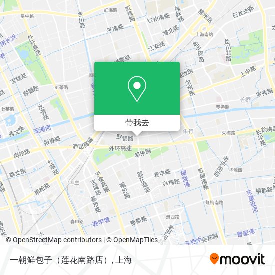 一朝鲜包子（莲花南路店）地图