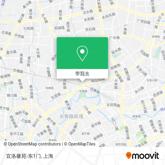 宜洛馨苑-东1门地图