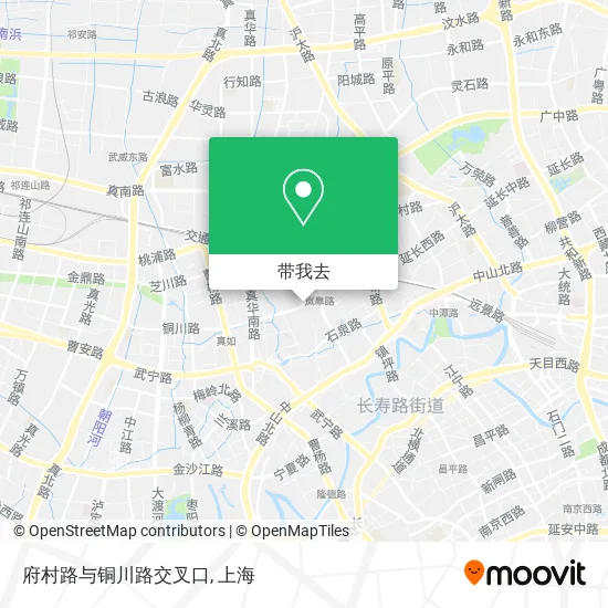 府村路与铜川路交叉口地图