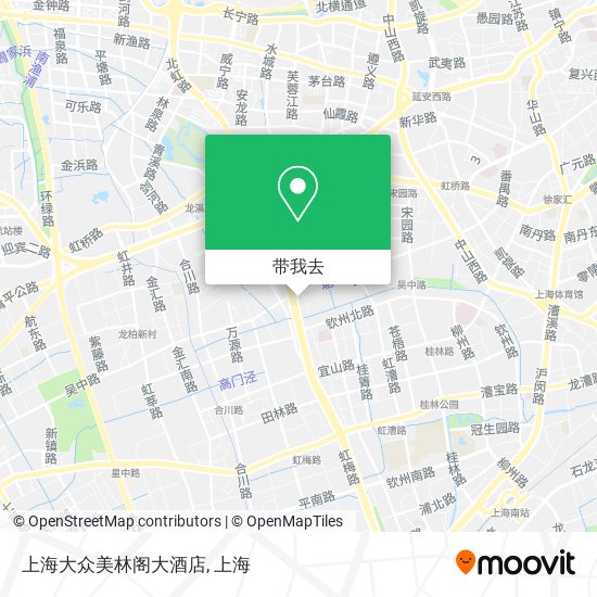 上海大众美林阁大酒店地图