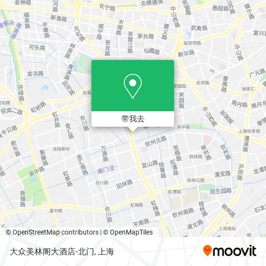 大众美林阁大酒店-北门地图