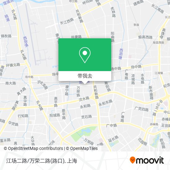 江场二路/万荣二路(路口)地图