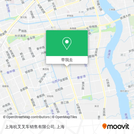 上海杭叉叉车销售有限公司地图