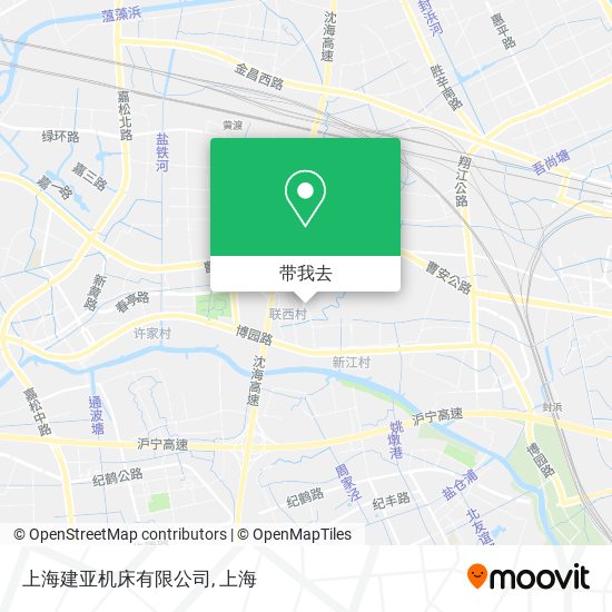 上海建亚机床有限公司地图