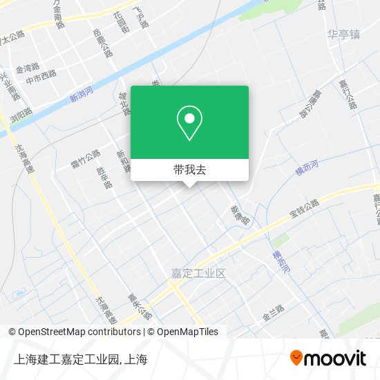 上海建工嘉定工业园地图