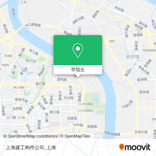 上海建工构件公司地图