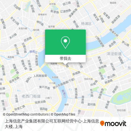 上海信息产业集团有限公司互联网经营中心-上海信息大楼地图
