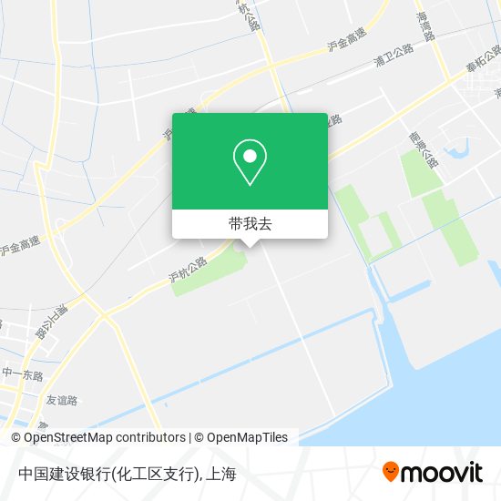 中国建设银行(化工区支行)地图