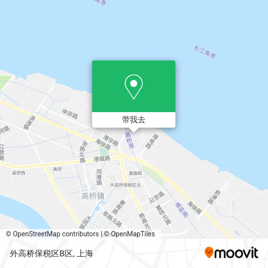 外高桥保税区B区地图