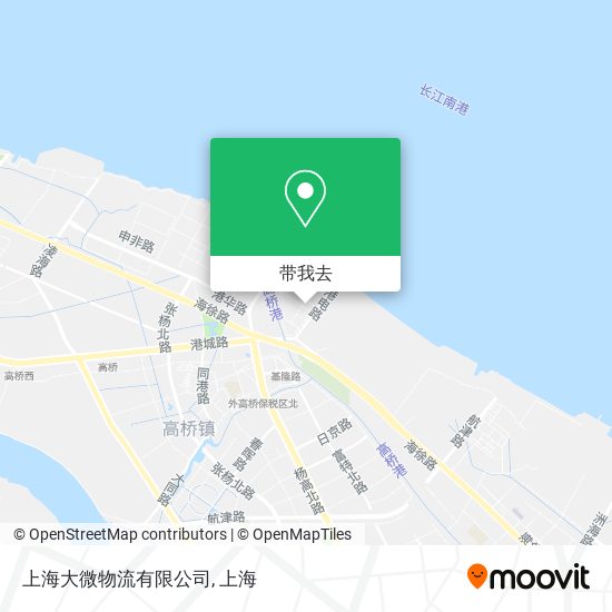 上海大微物流有限公司地图