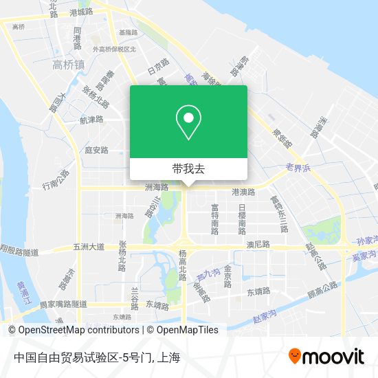 中国自由贸易试验区-5号门地图