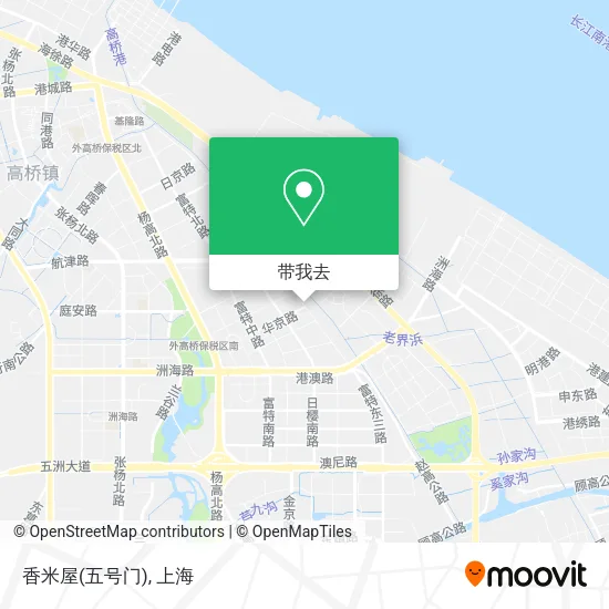 香米屋(五号门)地图