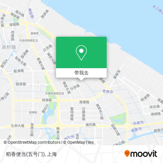稻香便当(五号门)地图