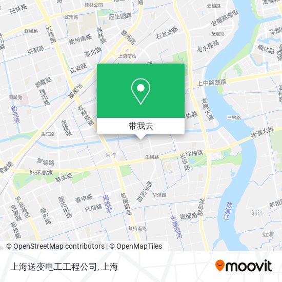 上海送变电工工程公司地图