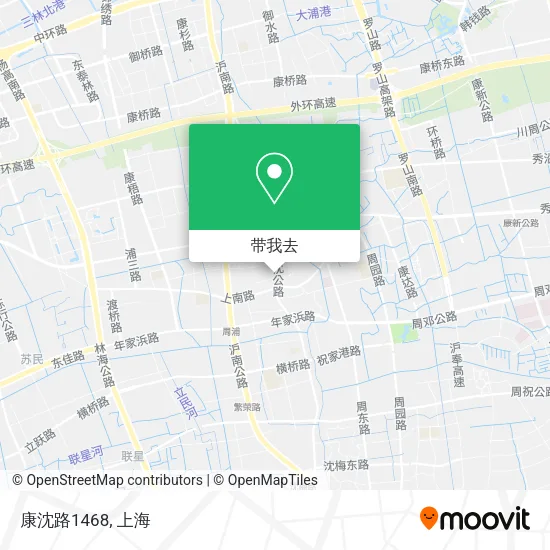 康沈路1468地图
