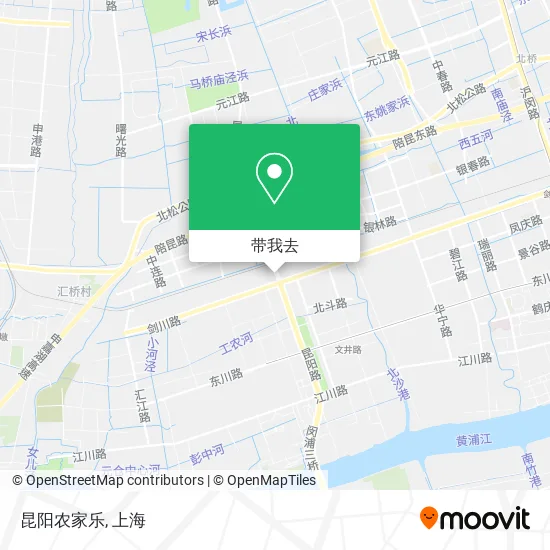 昆阳农家乐地图