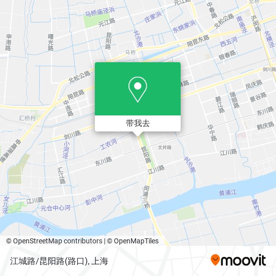 江城路/昆阳路(路口)地图