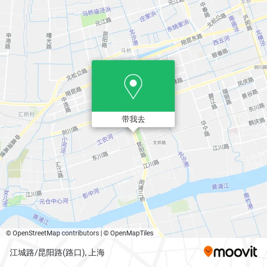 江城路/昆阳路(路口)地图