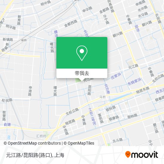 元江路/昆阳路(路口)地图