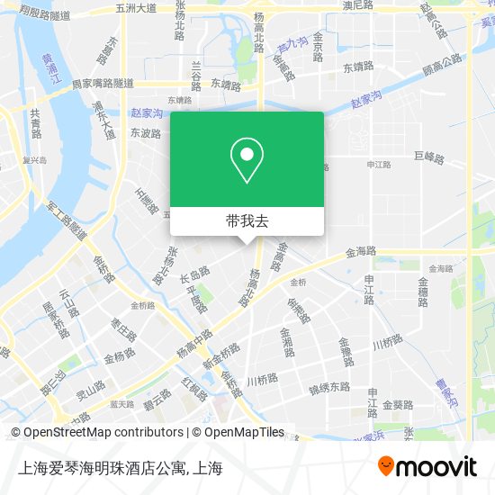 上海爱琴海明珠酒店公寓地图