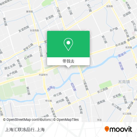 上海汇联冻品行地图