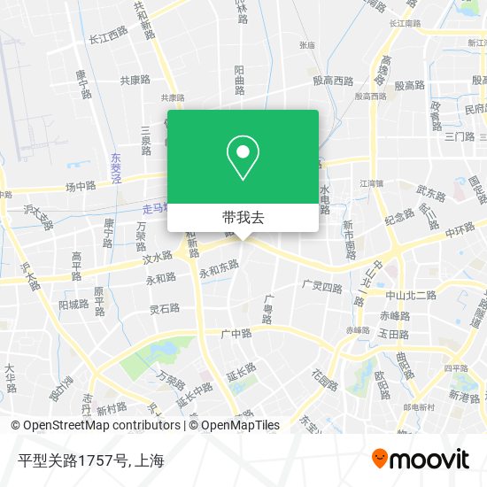 平型关路1757号地图