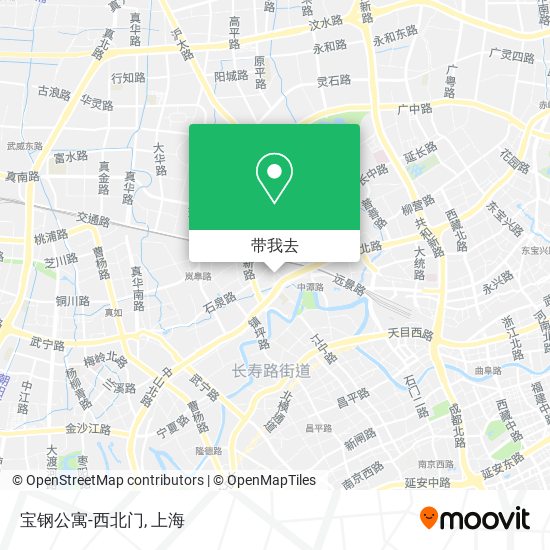 宝钢公寓-西北门地图