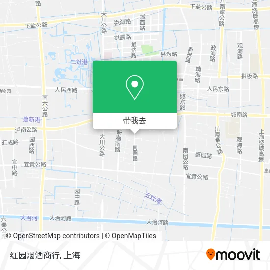 红园烟酒商行地图