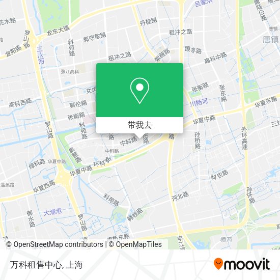 万科租售中心地图