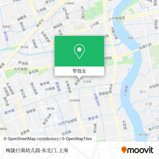 梅陇行南幼儿园-东北门地图