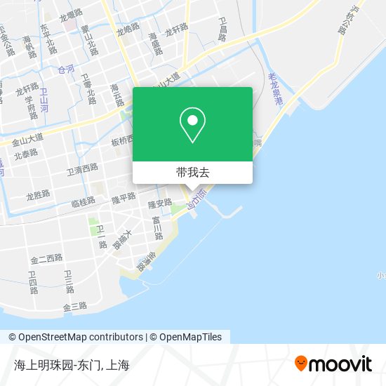 海上明珠园-东门地图