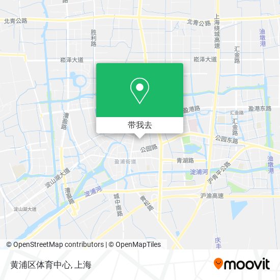 黄浦区体育中心地图