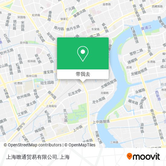 上海瞻通贸易有限公司地图