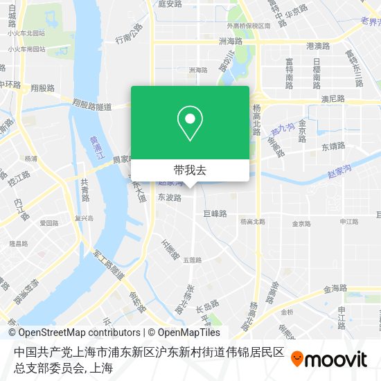 中国共产党上海市浦东新区沪东新村街道伟锦居民区总支部委员会地图