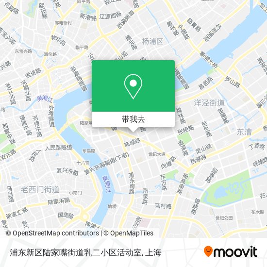 浦东新区陆家嘴街道乳二小区活动室地图