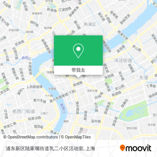 浦东新区陆家嘴街道乳二小区活动室地图