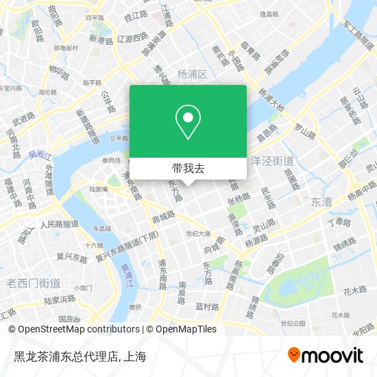 黑龙茶浦东总代理店地图