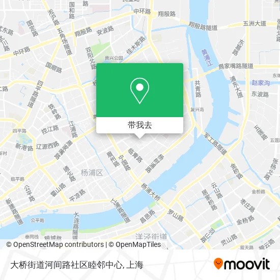 大桥街道河间路社区睦邻中心地图