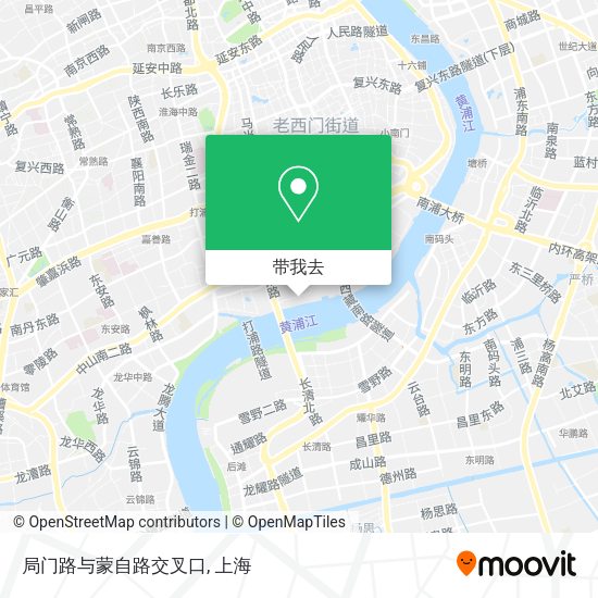 局门路与蒙自路交叉口地图