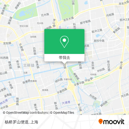 杨桥罗山便道地图