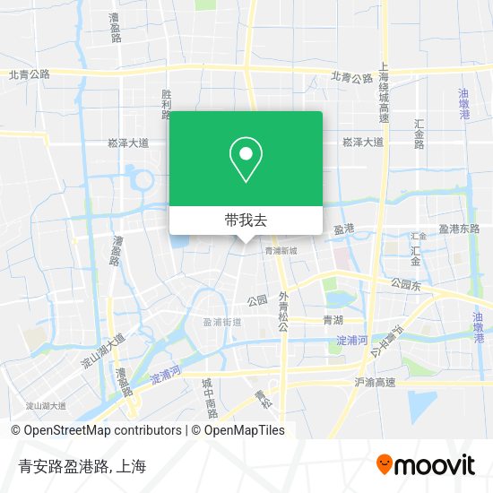 青安路盈港路地图