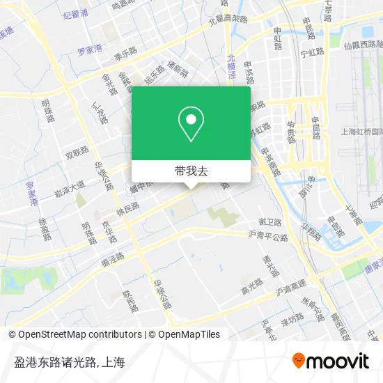 盈港东路诸光路地图